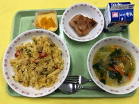 写真：12月20日の給食
