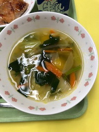 写真：かぼちゃの野菜のスープ