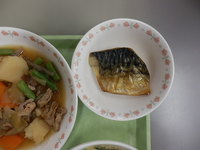 写真：さばの塩焼き