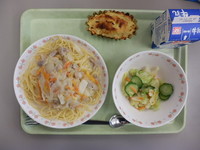 写真：12月18日の給食