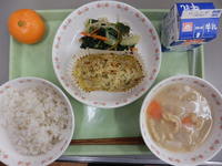 写真：12月14日の給食