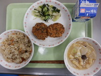 写真：12月11日の給食