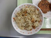 写真：まいたけご飯