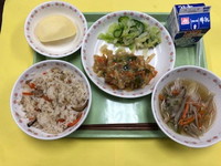 写真：12月5日の給食