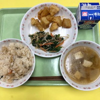 写真：12月3日の給食