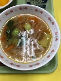 写真：大根と春雨のスープ