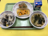 写真：11月26日の給食
