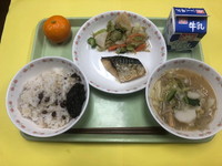 写真：11月22日の給食