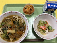 写真：11月14日の給食