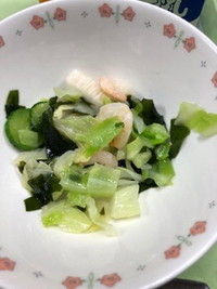 写真：シーフードサラダ