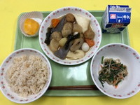 写真：11月7日の給食