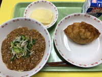 写真：11月1日の給食