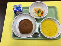 写真：10月30日の給食