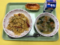 写真：10月22日の給食