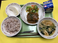 写真：10月12日の給食