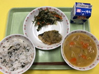 写真：10月5日の給食
