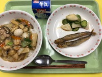 写真：9月28日の給食