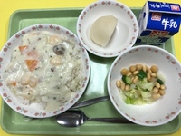 写真：9月25日の給食