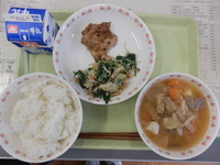 写真：9月21日の給食