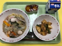 写真：9月20日の給食