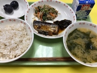 写真：9月19日の給食