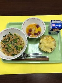 写真：9月13日の給食