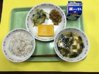 写真：9月10日の給食