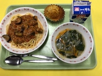 写真：9月7日の給食