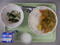 写真：7月19日の給食
