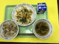 写真：7月18日の給食