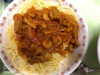 写真：スパゲティペスカトーレ