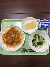写真：6月20日の給食