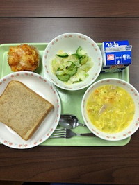 写真：6月18日の給食