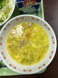 写真：とうもろこしのスープ