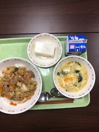 写真：6月14日の給食