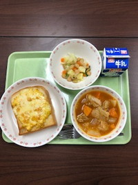 写真：6月13日の給食