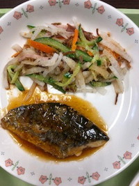 写真：魚の香味焼き（さごし）　かみかみあえ