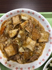 写真：家常豆腐（チャージャンドウフ）