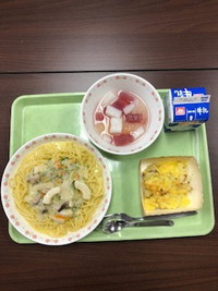 写真：6月5日の給食