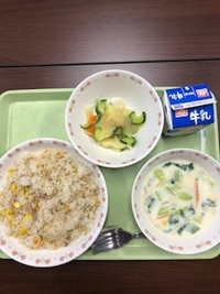 写真：6月1日の給食