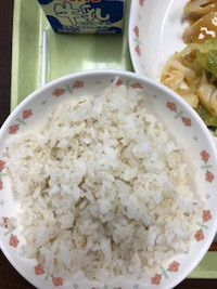 写真：麦ご飯
