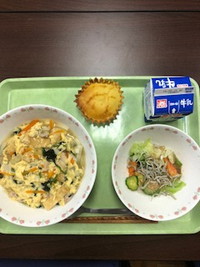 写真：5月17日の給食