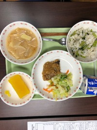 写真：5月16日の給食