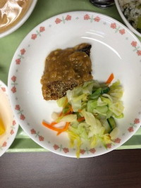 写真：鯖のごまみそ焼き　即席漬け