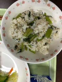 写真：しらす菜飯