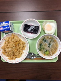 写真：5月14日の給食