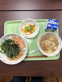 写真：5月9日の給食
