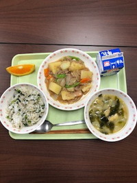 写真：5月7日の給食
