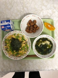写真：5月2日の給食