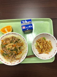 写真：5月1日の給食